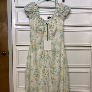 With Jean Emelie Dress in Camellia